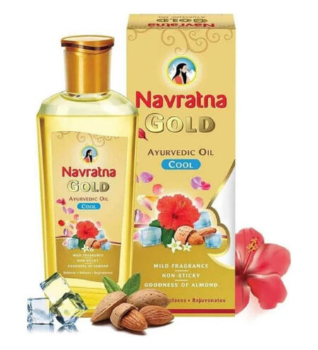 Navratna H/Oil Herbal 300Ml Gold