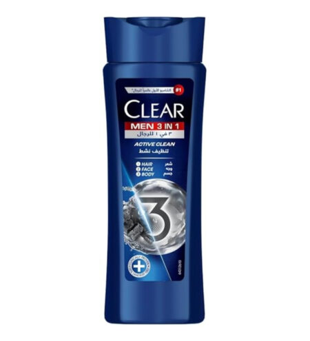 Clear Shampoo Blue 400Ml 3'S