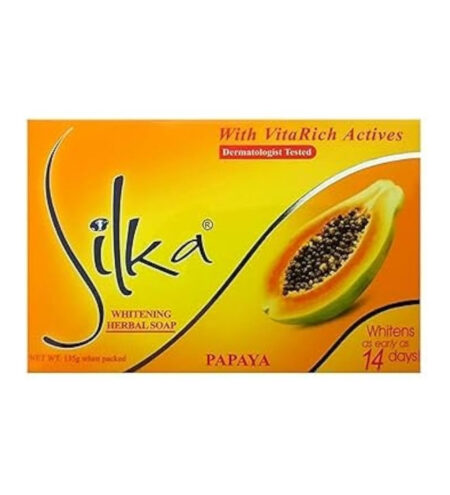 Silka Papaya Soap 135G 3'S