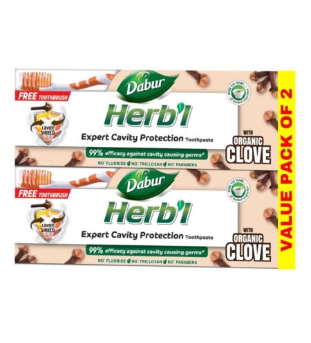 Dabur T/Paste Herbal 150G 2'S